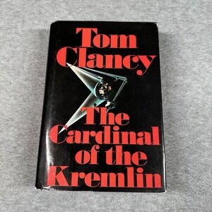 Tom Clancy The Cardinal of the Kremlin 1988 1st Ed Hardcover DJ Rare NOTE